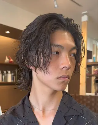 パーマ メンズ 年間2000名担当◎ パーマ職人/仲原佑樹のヘアスタイル