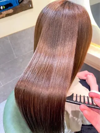 ロング カラー🌈/カット /栄/misa👻のヘアスタイル