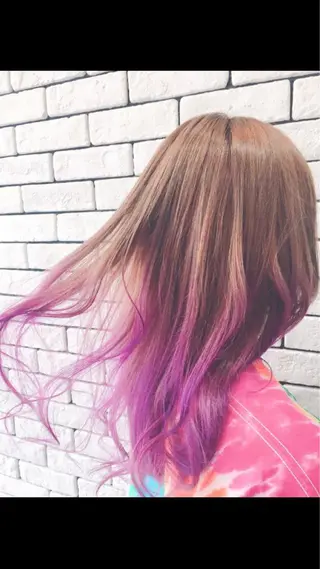 セミロング mare所属・＊＊＊ natsumiのヘアスタイル