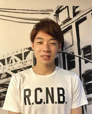 メンズ ✨色持ちの良い艶 カラー✨蟹江真世のヘアスタイル