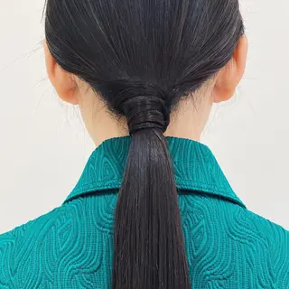 ヘアアレンジ 髪質改善/白髪ぼかし レイヤー 🌱千咲季のヘアスタイル