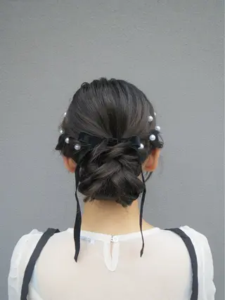 ヘアアレンジ 松井凜花𐙚𓍯 ヘアアレンジ/ツヤ髪のヘアスタイル