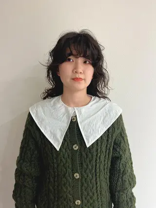 セミロング メンズハイトーン/栄 /イトウタケルのヘアスタイル