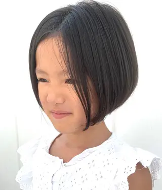 ショート キッズ 福地 礼奈のヘアスタイル