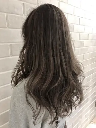 ロング カラー 艶髪カラー&ウルフ フルカワ ヒロズミのヘアスタイル