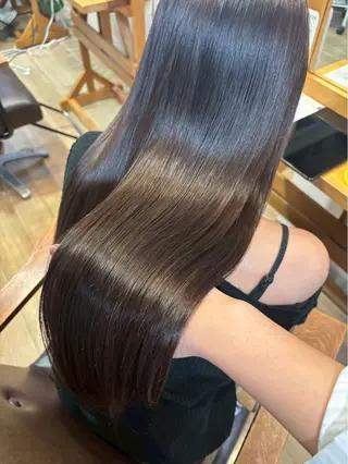 ロング カラー RINNO🌷艶髪/ 透明感&艶カラーのヘアスタイル