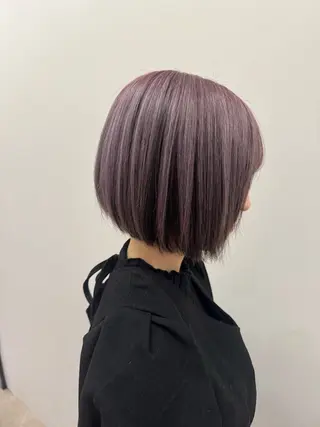 カラー ブリーチ・縮毛矯正 三島佳音のヘアスタイル