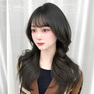 ロング カラー 韓国ヘア🇰🇷× 髪質改善🫧テルのヘアスタイル