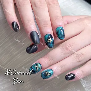 ネイル 長いだし/スカルプ/ パラシェルN.oneのネイルデザイン