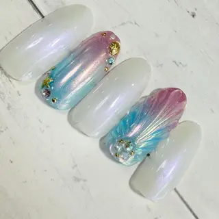 ネイル Myu博多店 かえでのネイルデザイン