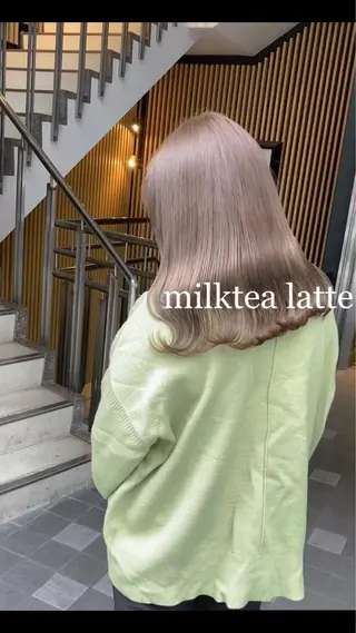 ミディアム カラー Selenehair 三条本店のヘアスタイル