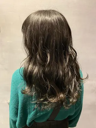 ロング カラー brace今里店店長 加井直樹のヘアスタイル