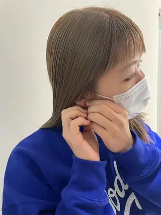 ロング カラー ボブ美容師 /馬場 翼のヘアスタイル