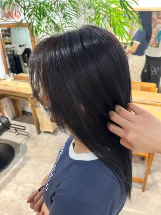 セミロング カラー 新宿/髪質改善 艶カラー👶Renaのヘアスタイル