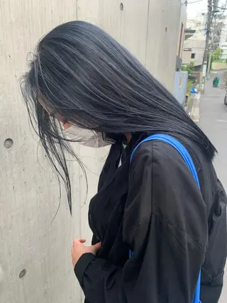 カラー ラベンダー/レイヤー スタイル🤎mamiのヘアスタイル