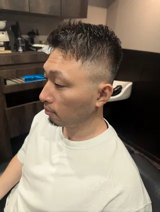 ショート trim渋谷店所属・徒歩3分ビジネスマン カット👦🏻うしだのヘアスタイル