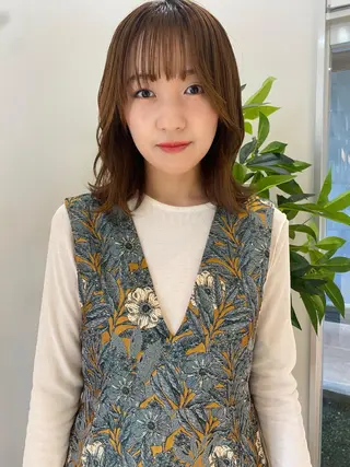 ミディアム カラー nambu-GARDEN所属・上田 昂雅のヘアスタイル