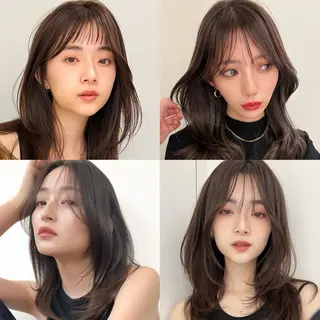 ロング カラー 山本　尚輝 🐶ハイライト🐶のヘアスタイル