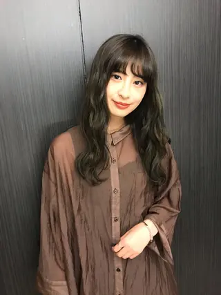 セミロング カラー Utata  literie所属・🌷小野田 睦🌷のヘアスタイル