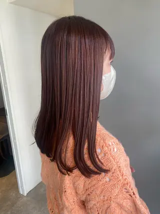 ミディアム カラー ヘアアレンジ ボブ /ニュアンス/ satomi🧸💖のヘアスタイル