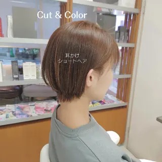 ショート カラー nagane sayakaのヘアスタイル