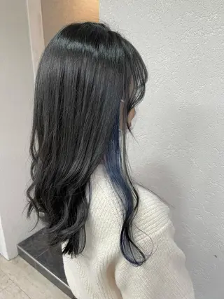 ロング カラー 🔥ブリーチカラー 槙川のヘアスタイル