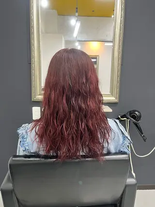 カラー ayame りくのヘアスタイル