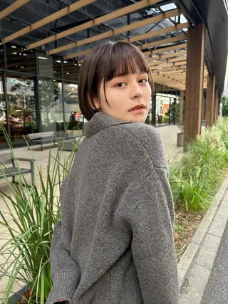 ミディアム mood tatemachiのヘアスタイル