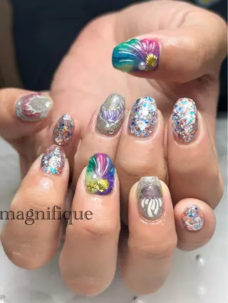 ネイル プライベートサロン マニフィークのネイルデザイン