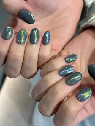 ネイル 🎀韓国レイヤー特化 🎀ベージュ/ミクのヘアスタイル