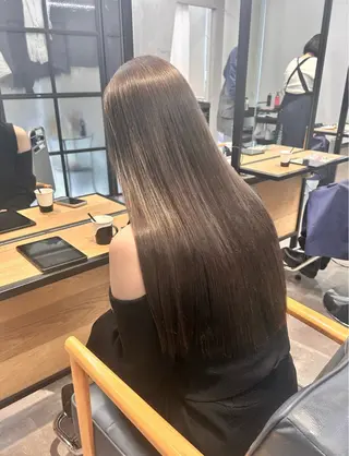 ロング カラー 韓国×髪質改善カラー 💎hinaのヘアスタイル