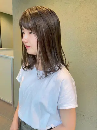 ミディアム カラー HIROKI ” stylistのヘアスタイル