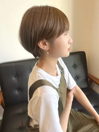 ショート カラー ショート、ボブ シマダマサトのヘアスタイル