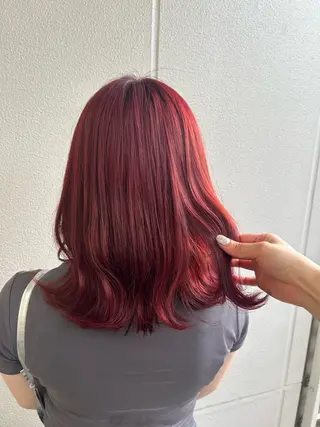 ミディアム カラー 《暖色/韓国hair 》🇰🇷桑原ユキネのヘアスタイル