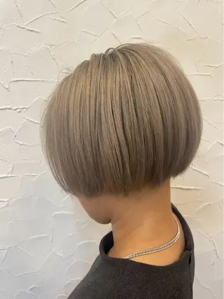 ショート カラー ふじた/透明感カラー レイヤーカットのヘアスタイル