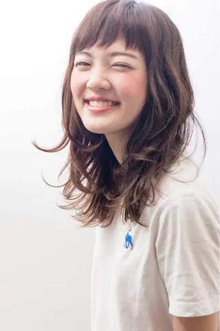 セミロング La Ruelle 江曽島店/髪質改善のヘアスタイル