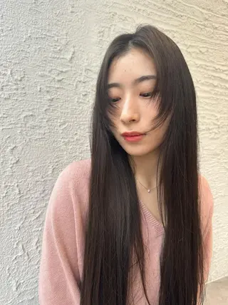 ロング カラー 堀 直人のヘアスタイル