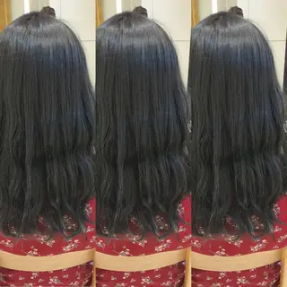 ロング カラー 荒木 依莉亜のヘアスタイル