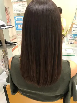 ロング 三田 豪のヘアスタイル