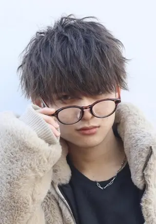 カラー パーマ メンズ 外国人風カラー職人 レオのヘアスタイル