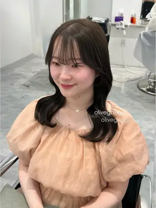 セミロング カラー ParveMix ♡白神みやびのヘアスタイル