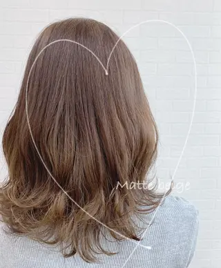 セミロング カラー GRANLUSSO 〜グランルッソ駅前店所属・木口 嘉美のヘアスタイル