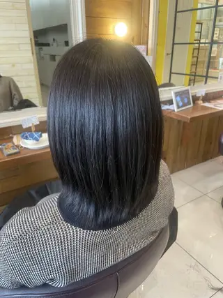 ミディアム 韓国カラー／エクステ 松戸梨杏のヘアスタイル