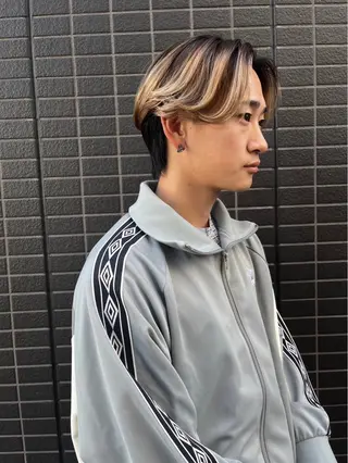 カラー メンズ LOM/メンズサロン 狸小路7丁目のヘアスタイル