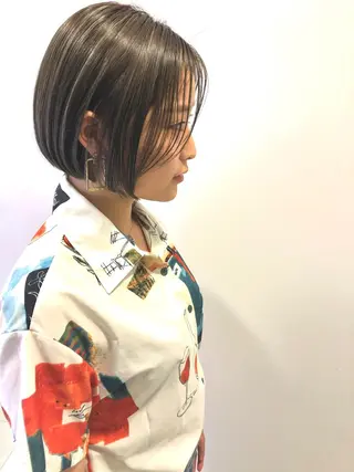 ショート StellA所属・アートディレクター ワダヒサノリのヘアスタイル