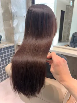 ロング FIX hair所属・髪質改善 ストレート ヘア  FIXのヘアスタイル