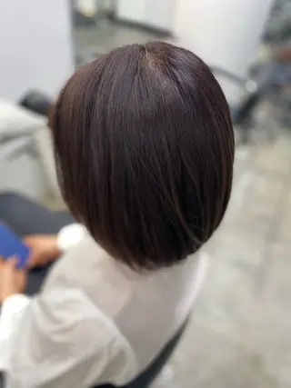 ショート ボブカット/ 尾崎龍聖のヘアスタイル