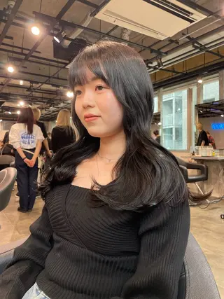 ミディアム カラー 艶髪/透明感🪽 DISCO🪽のヘアスタイル