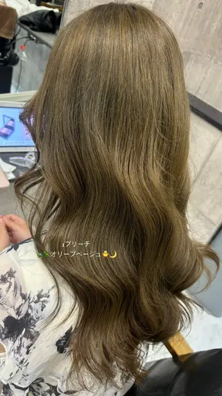 ミディアム カラー 🥣ケアブリーチカ ラーTakato🥛のヘアスタイル