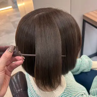 ショート カラー 髪質改善/縮毛矯正 💜COCORO💜のヘアスタイル